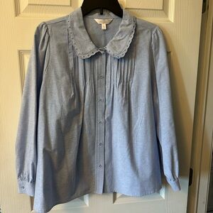 LC Lauren Conrad Sky Blue Top